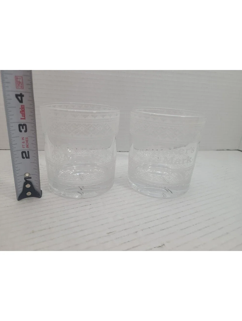 Makers Mark Set of 2 Limited Edition Holiday Sweater Bourbon Rocks Glasses
